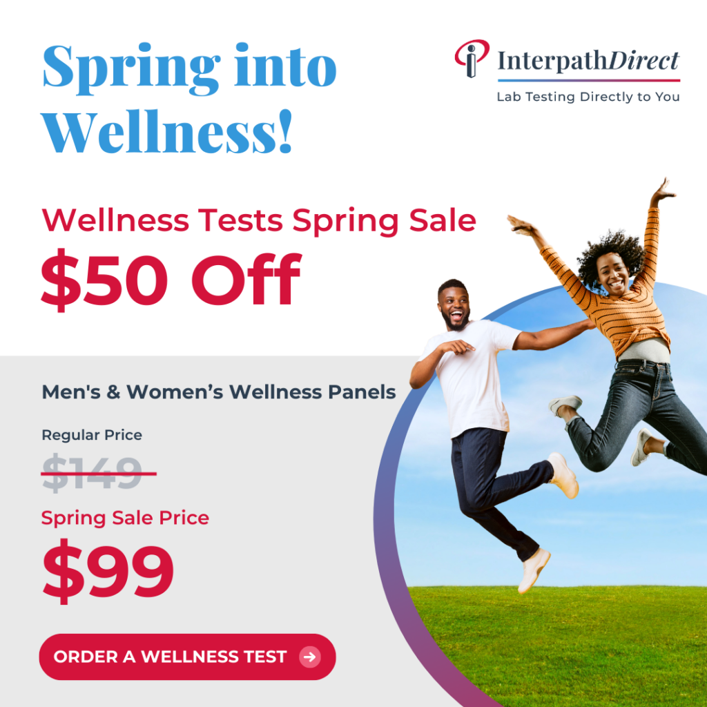 Spring into Wellness– Save  on Wellness Testing!