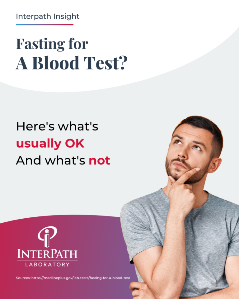 fasting for a blood test