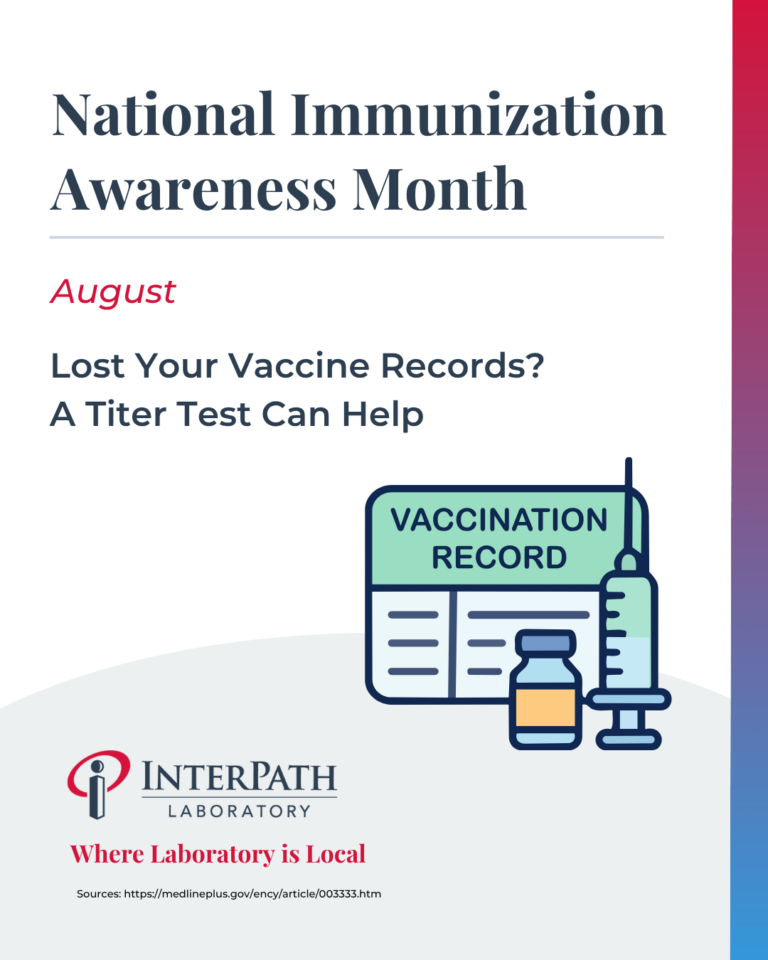 August is National Immunization Awareness Month